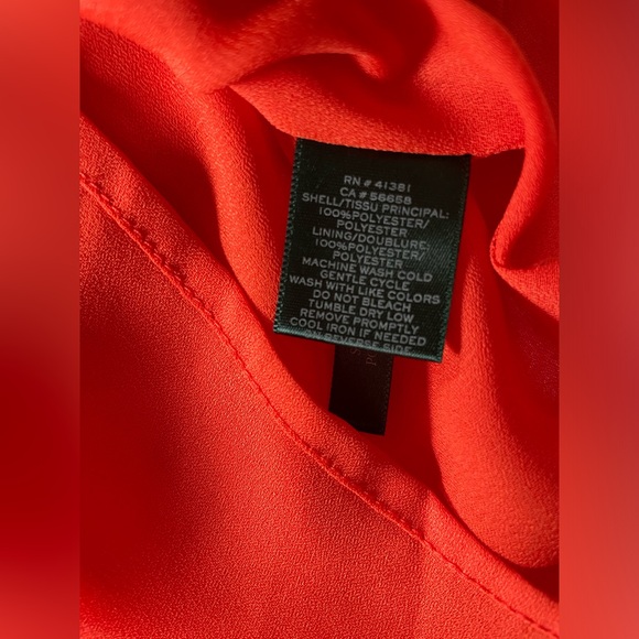 Lauren Ralph Lauren Bright Orange Shift Dress - Picture 2 of 10